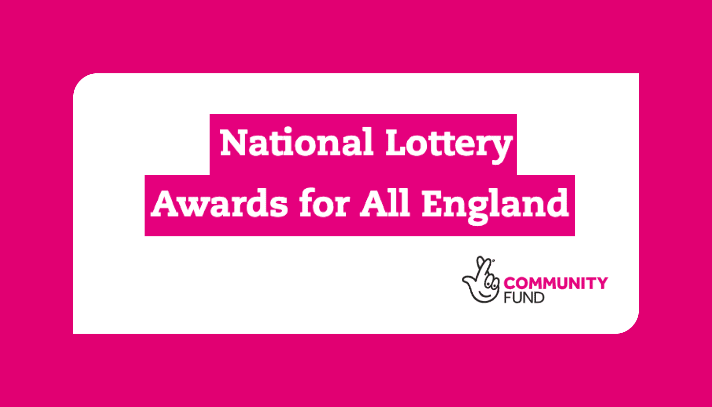 National Lottery Awards for All